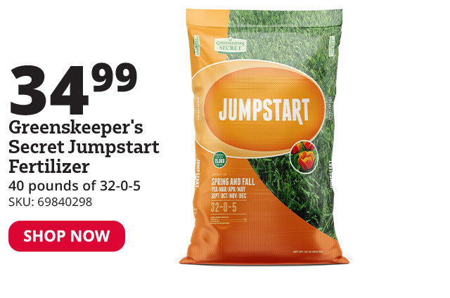 Greenskeeper's Secret Jumpstart 32-0-5 Fertilizer, 40 lbs.