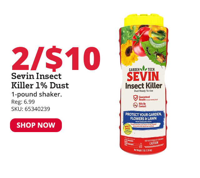 Sevin Insect Killer 1% Dust, 1lb Shaker - 100531073