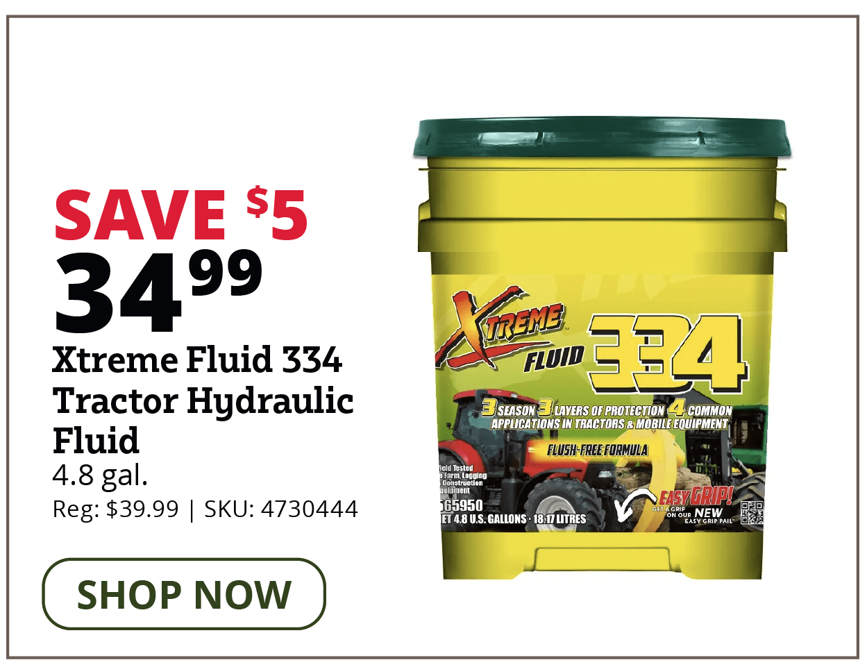 Xtreme Fluid 334 Tractor Hydraulic Fluid