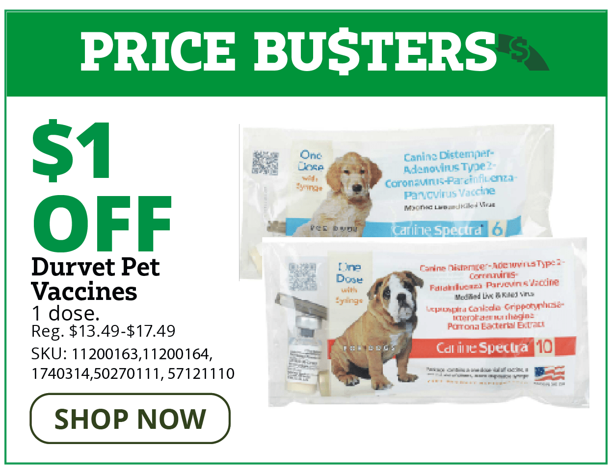 Durvet Pet Spectra Vaccines