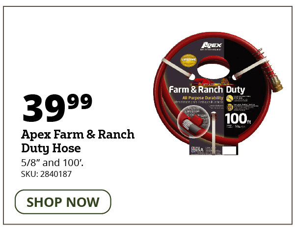 Apex Farm & Ranch Duty Hose