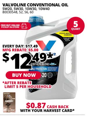Valvoline Conventional Oil 5-Quart