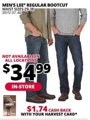 [IN-STORE] Lee Men's Regular Bootcut Jeans