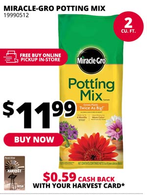 Miracle-Gro Potting Mix 2 Cu. Ft.