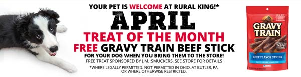 Bring Your Pet In For a FREE Treat on Us!