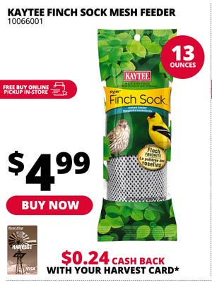 Kaytee Finch Sock Mesh Feeder 13 oz.