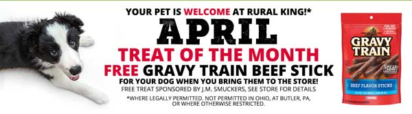 Bring Your Pet In For a FREE Treat on Us!