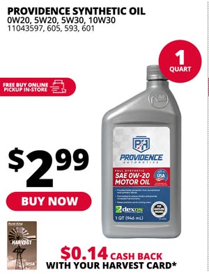 Providence Synthetic Oil 1-Quart
