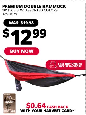 Lincoln Premium Double Hammock Assorted