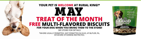 Bring Your Pet In For a FREE Treat on Us!