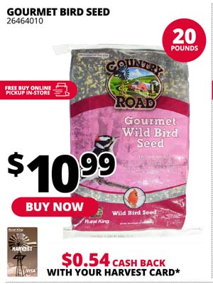 Gourmet Bird Seed 20 lbs.