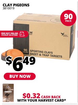 90 Count Clay Pigeons