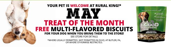 Bring Your Pet In For a FREE Treat on Us!