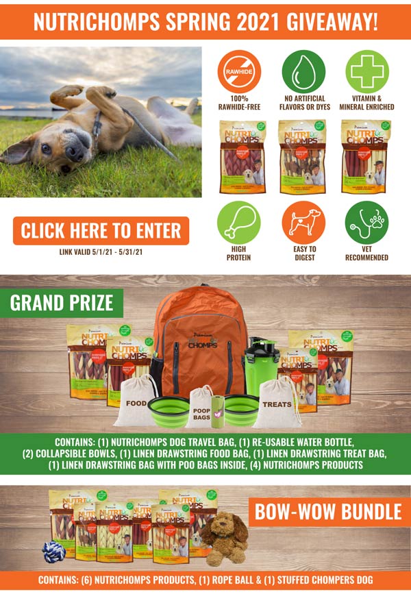 Enter The NutriChomps Spring 2021 Giveaway