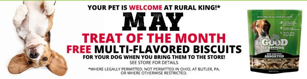 Bring Your Pet In For a FREE Treat on Us!