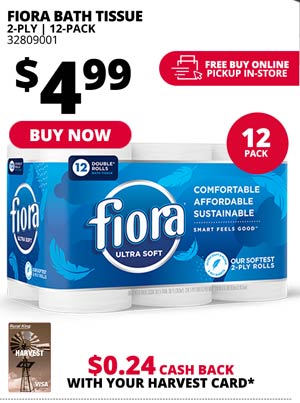 Fiora Bath Tissue 12-Pack