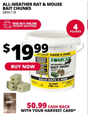 Tomcat All-Weather Bait Chunx 4 lbs.