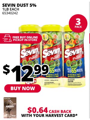 Sevin Dust 5% 3-Pack