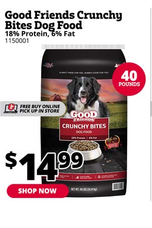 good friends dog food rural king