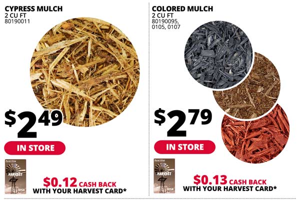 2 Cu. Ft. Cypress Mulch or Colored Mulch
