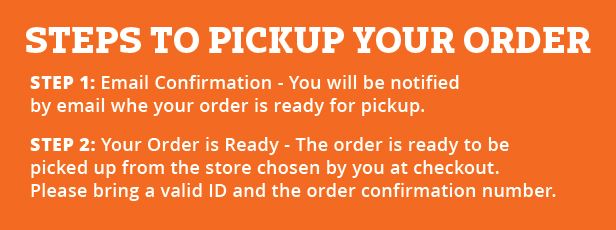 Steps to pick up order