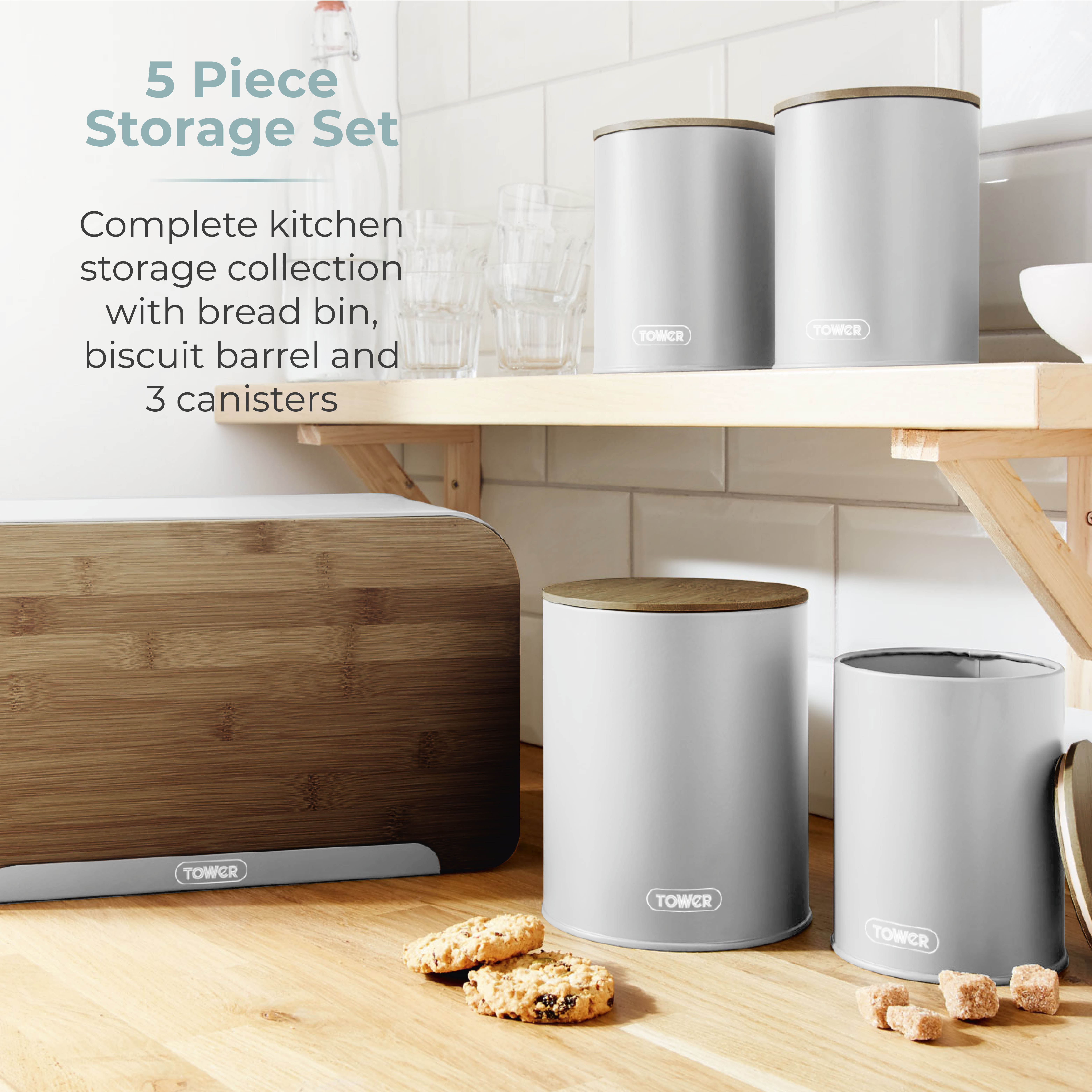 3-Piece Stainless Steel Puri Dabba Set – Round Storage Canisters For Biscuits, Cake, Or Kitchen Storage