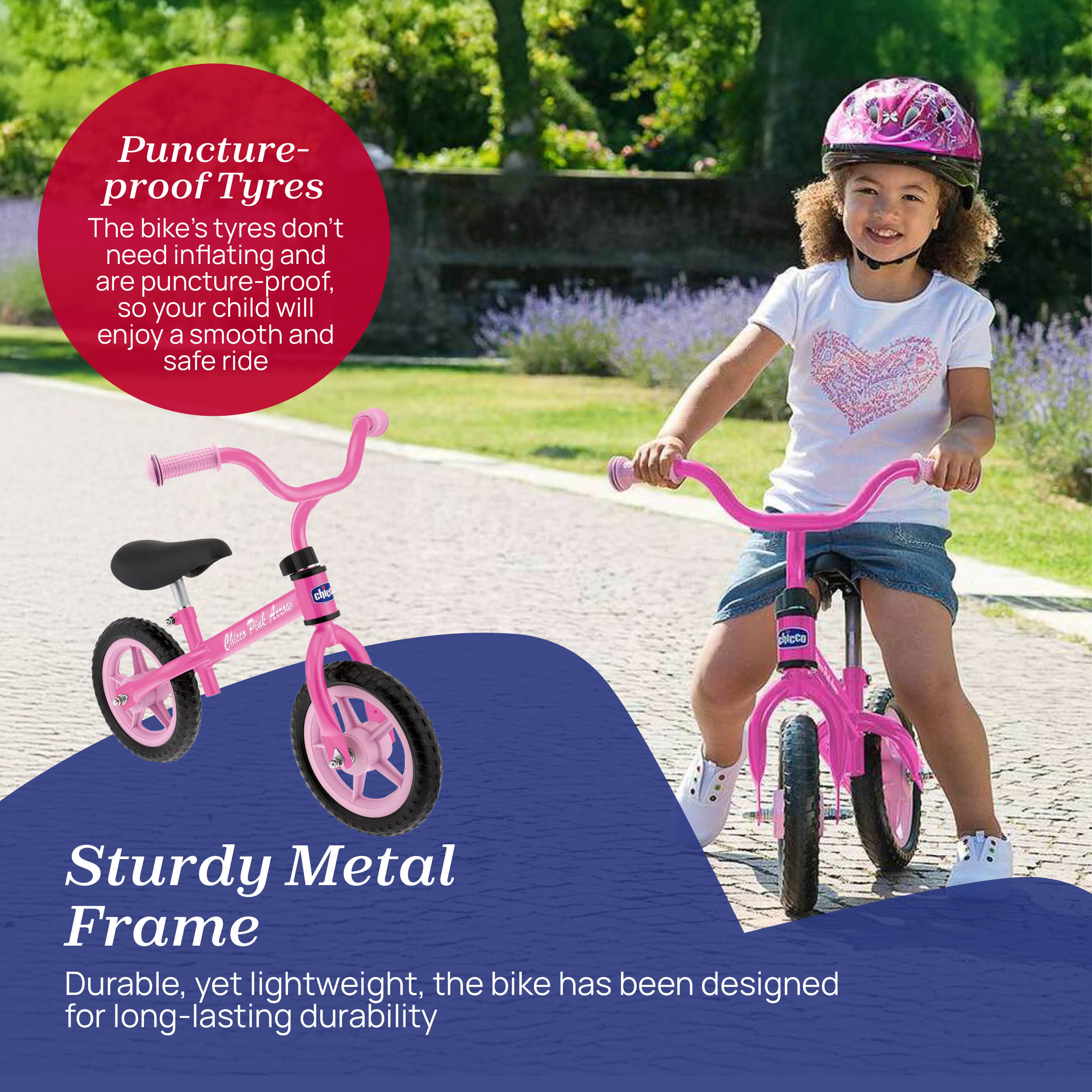 Pink kids bicycle online