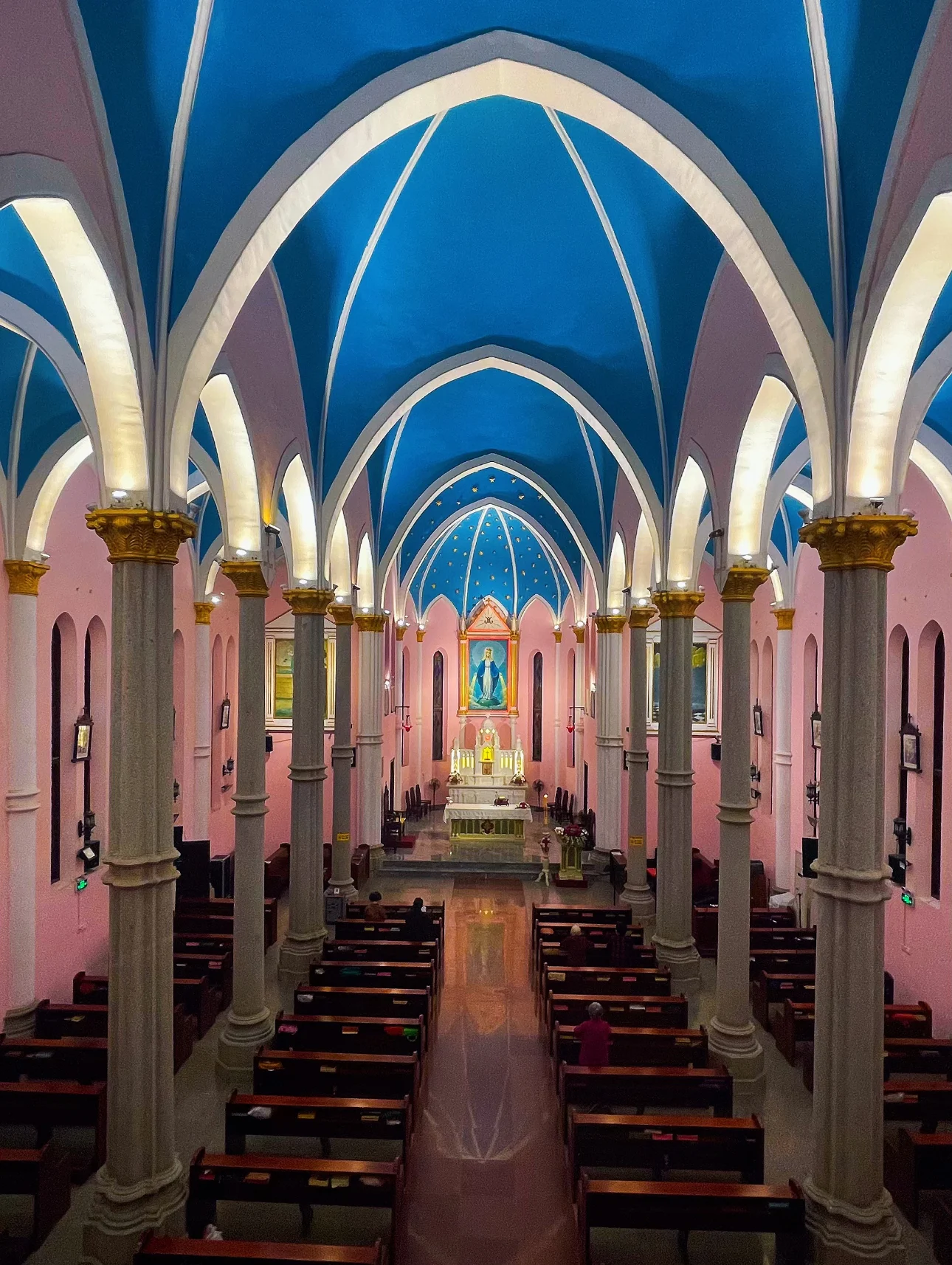 Architectural detail of Changsha Catholic Church