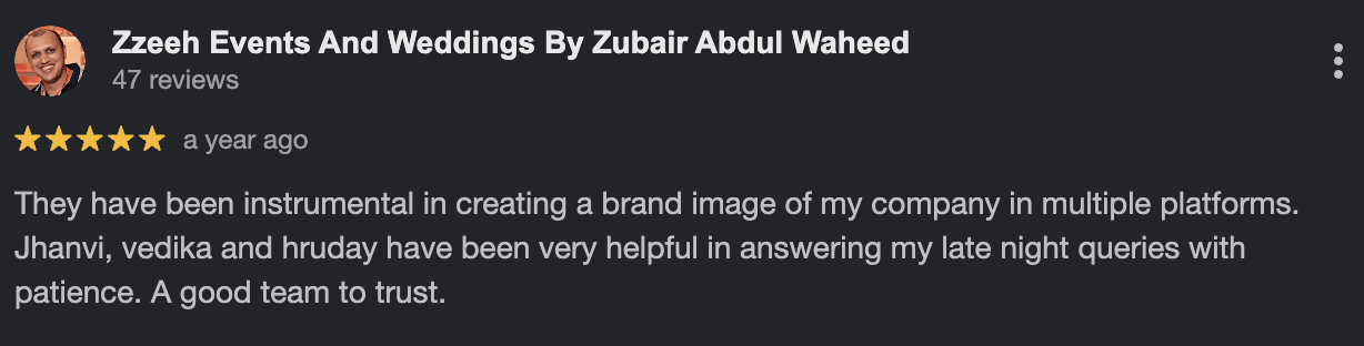 Google review
