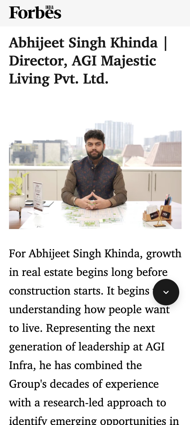 Forbes India feature