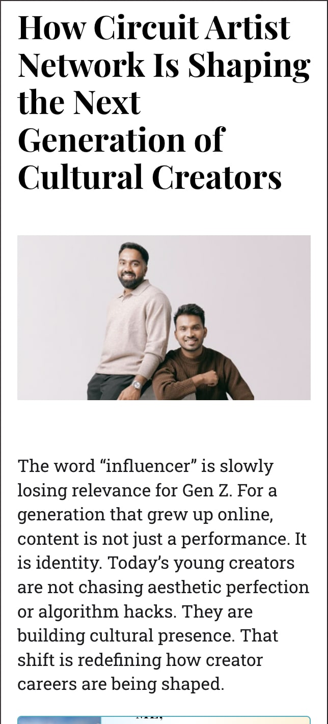 Published story