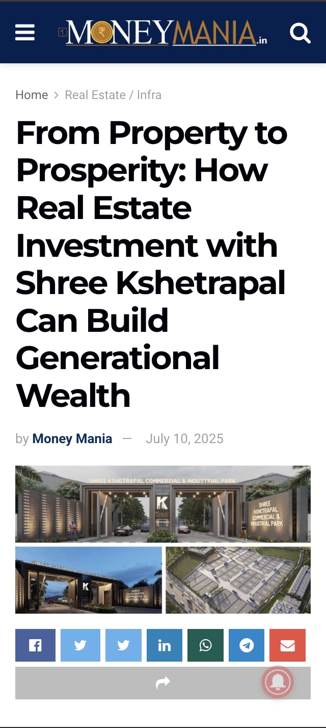 Shree Kshetrapal Realty coverage