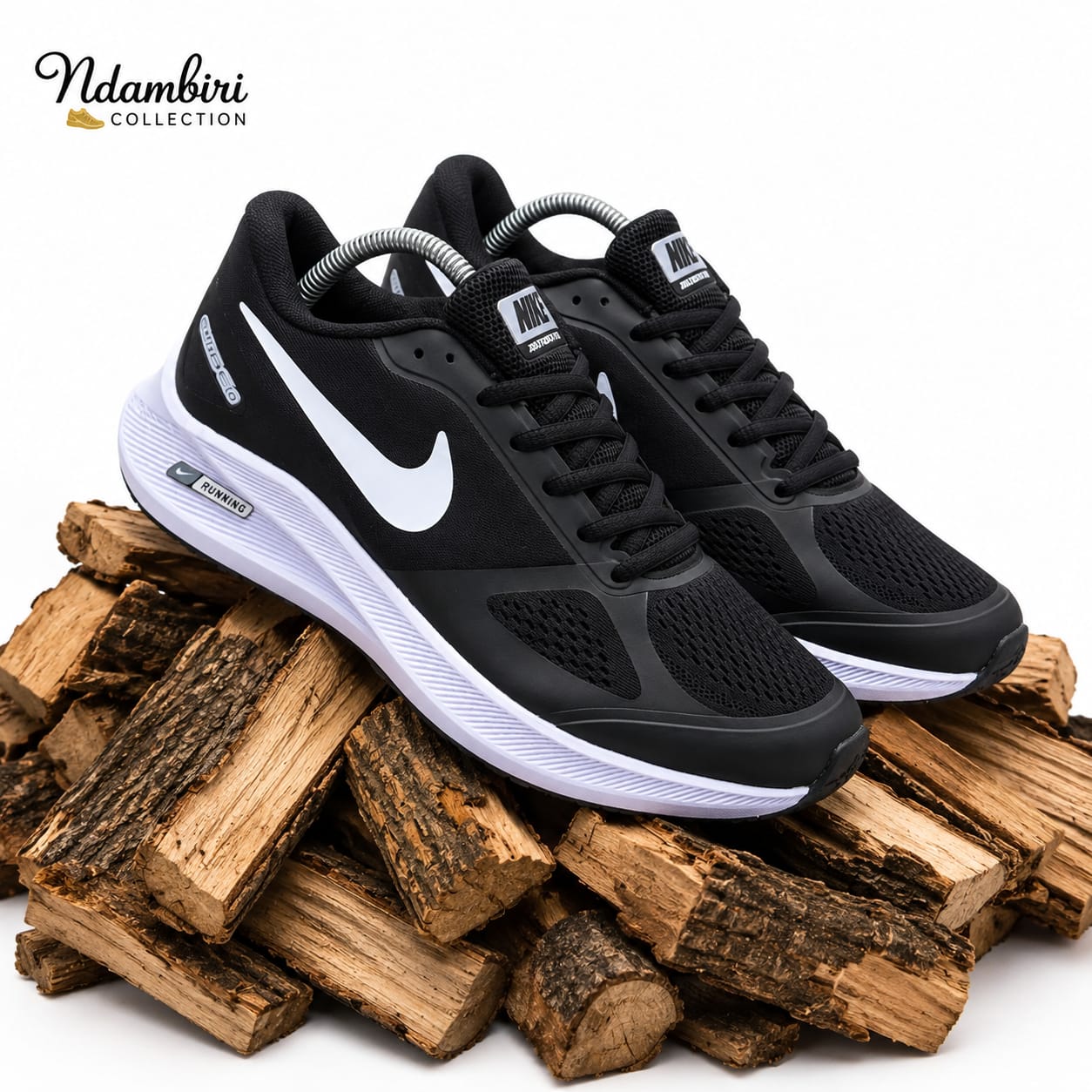 Nike Air Zoom  Lightweight Running Shoes – Black/Grey