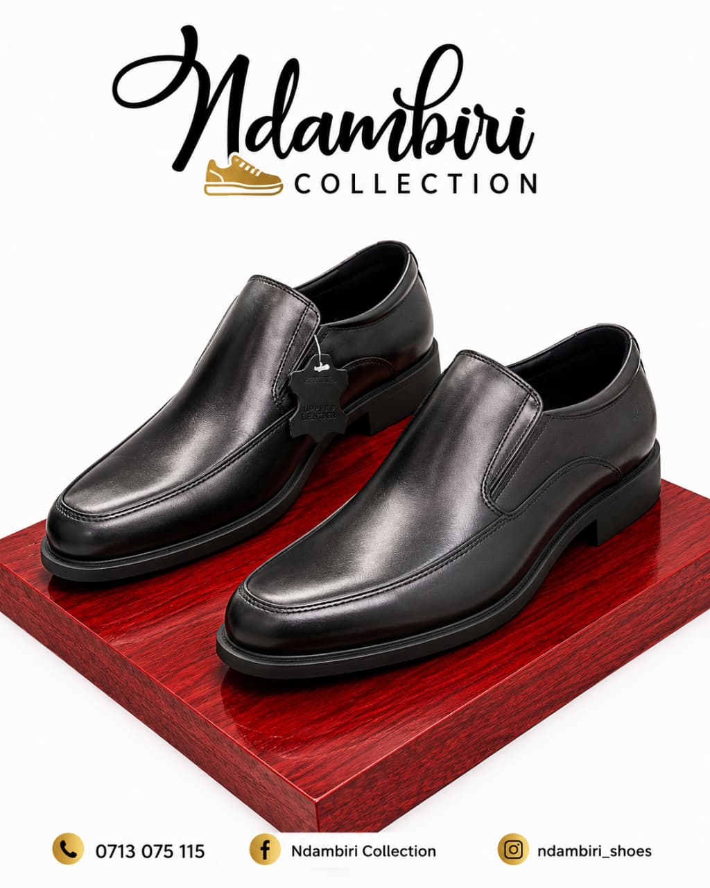 Smooth Leather Slip-On Loafer