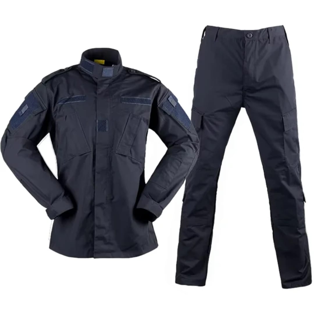 Vanguard Tactical Field Uniform Jacket & Pants Set (Solid Dark Navy Blue)