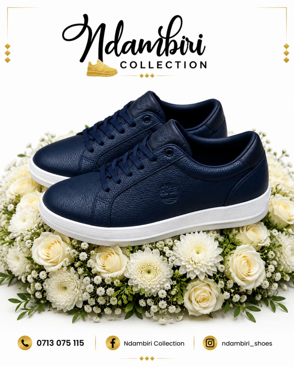 Timberland Minimalist Pebbled Leather Low-Top Sneakers
