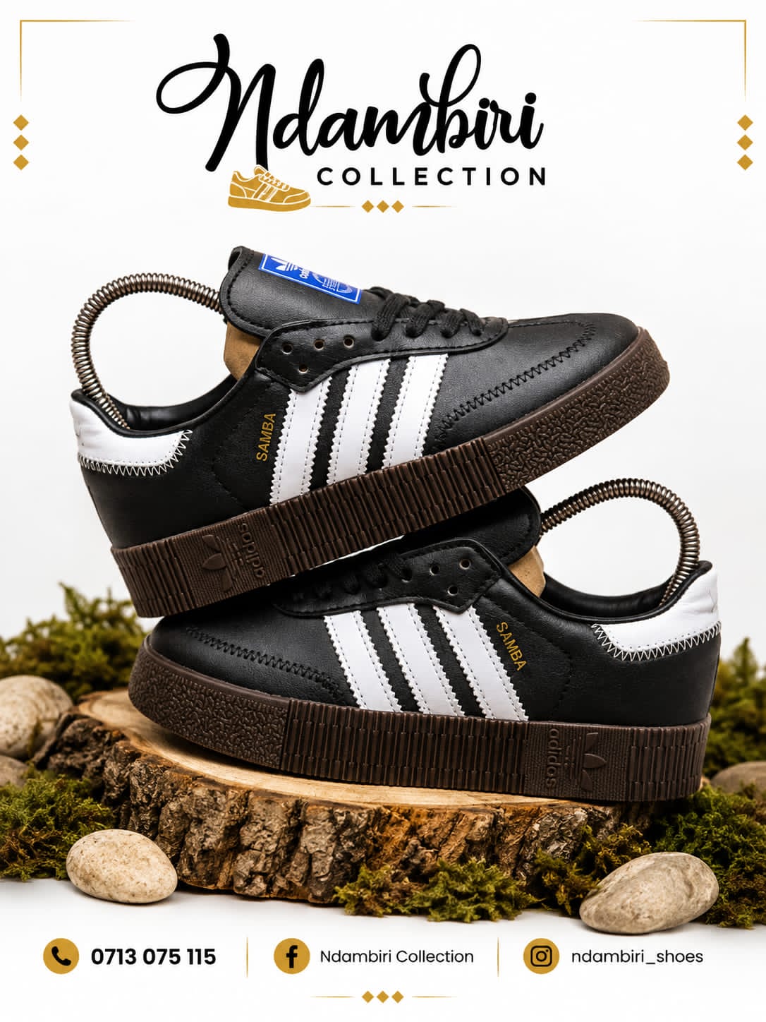 Adidas Sambarose Platform Sneakers
