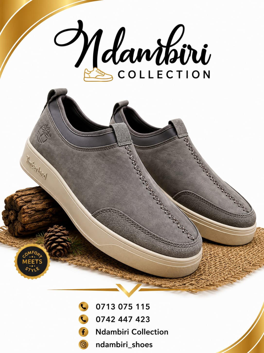 Timberland Suede Slip-On Casual Shoes