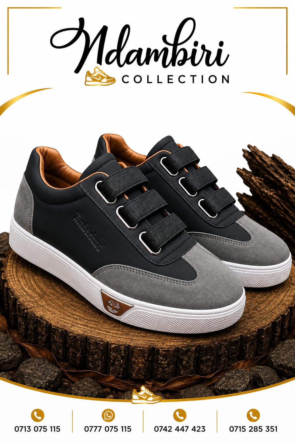 Timberland Triple Velcro Strap Cupsole Sneakers