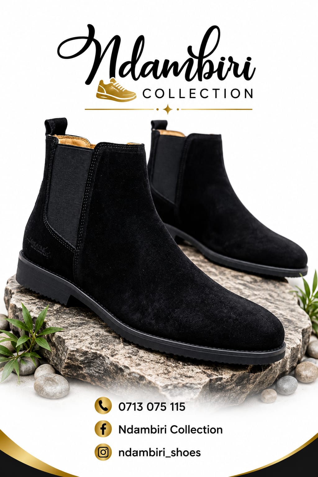 Minimalist Suede Chelsea Ankle Boots