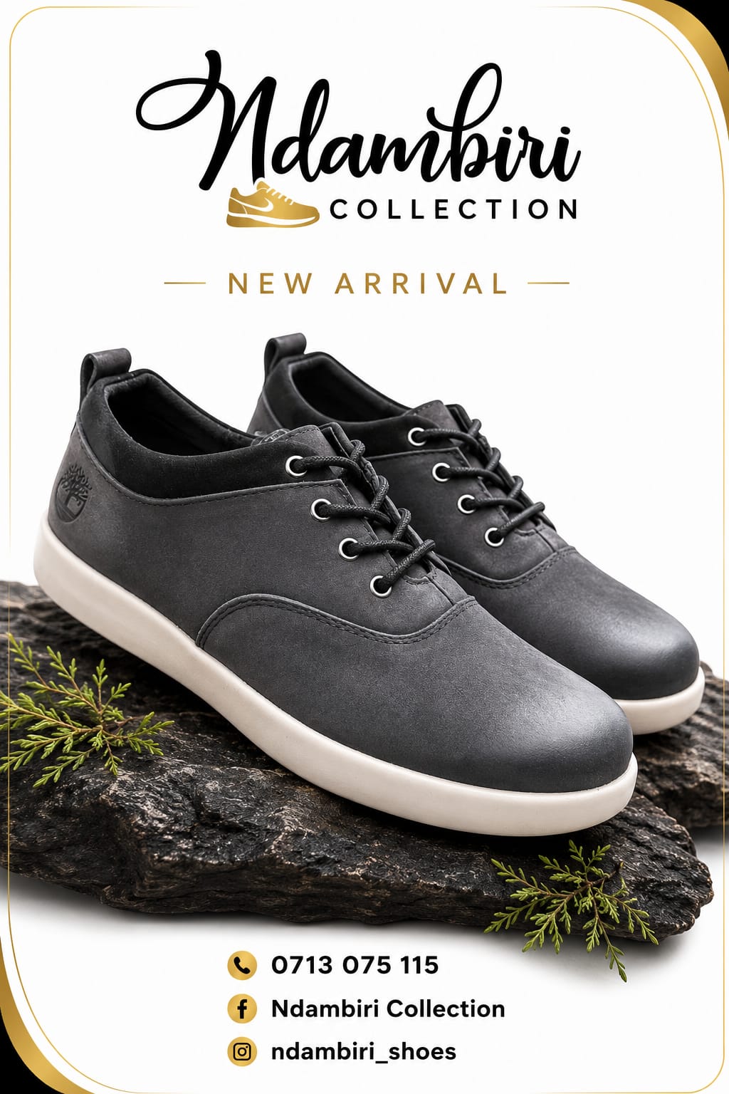 Timberland Low-Top Leather Oxford Sneakers