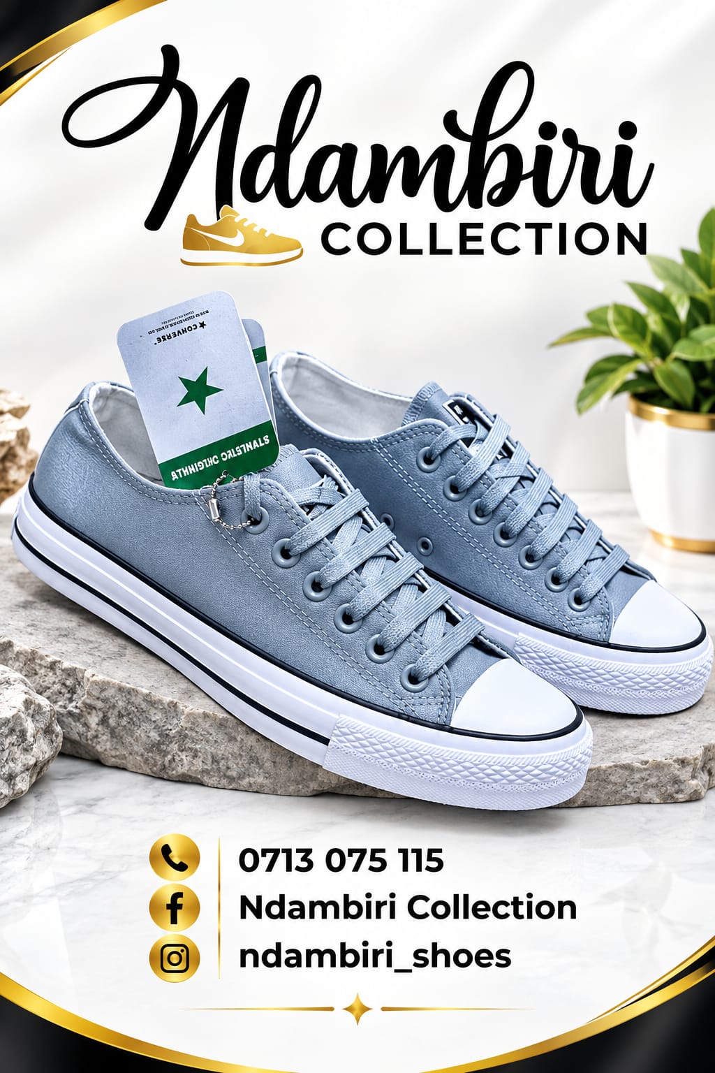 Converse Chuck Taylor All Star Low-Top Canvas & Leather Sneakers