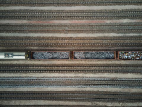 trains sidérurgie