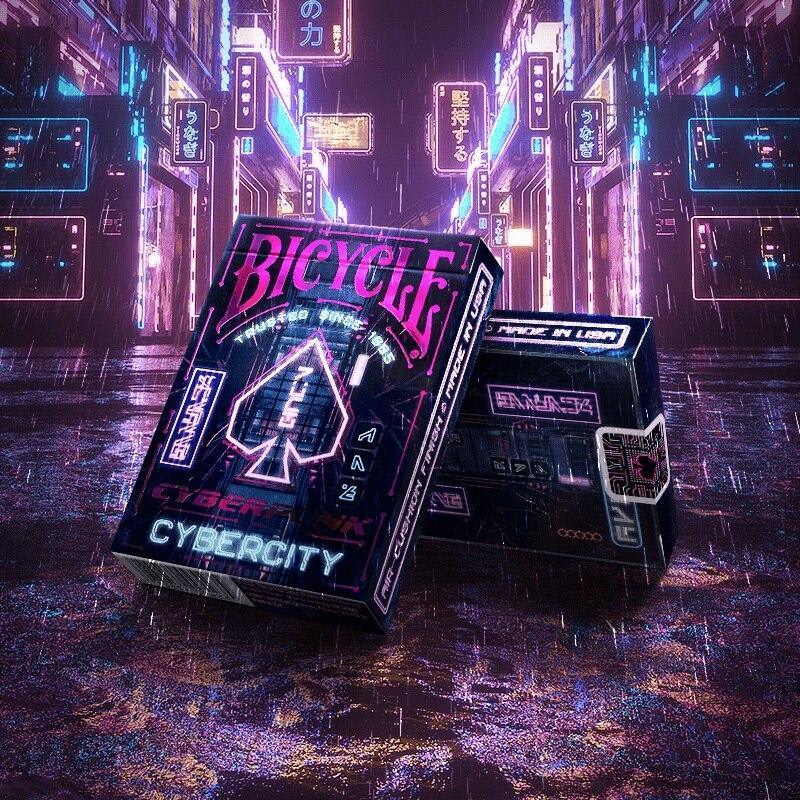 Bicycle Cyberpunk Cybercity Playing card