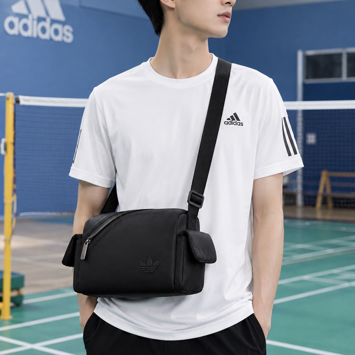 Adidas Side Bag - Black thumbnail 1