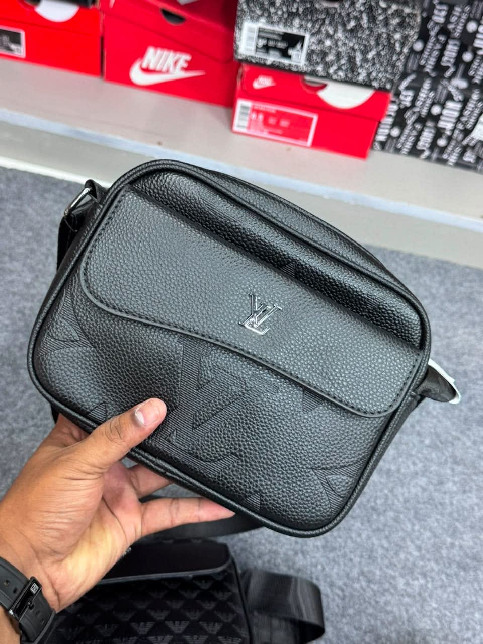 LV Side bag- Black