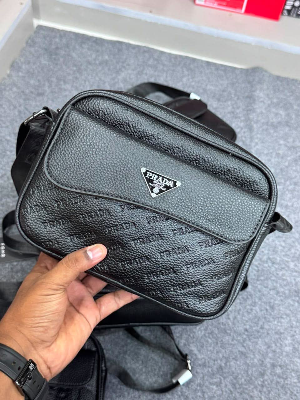 Prada Side Bag - Black