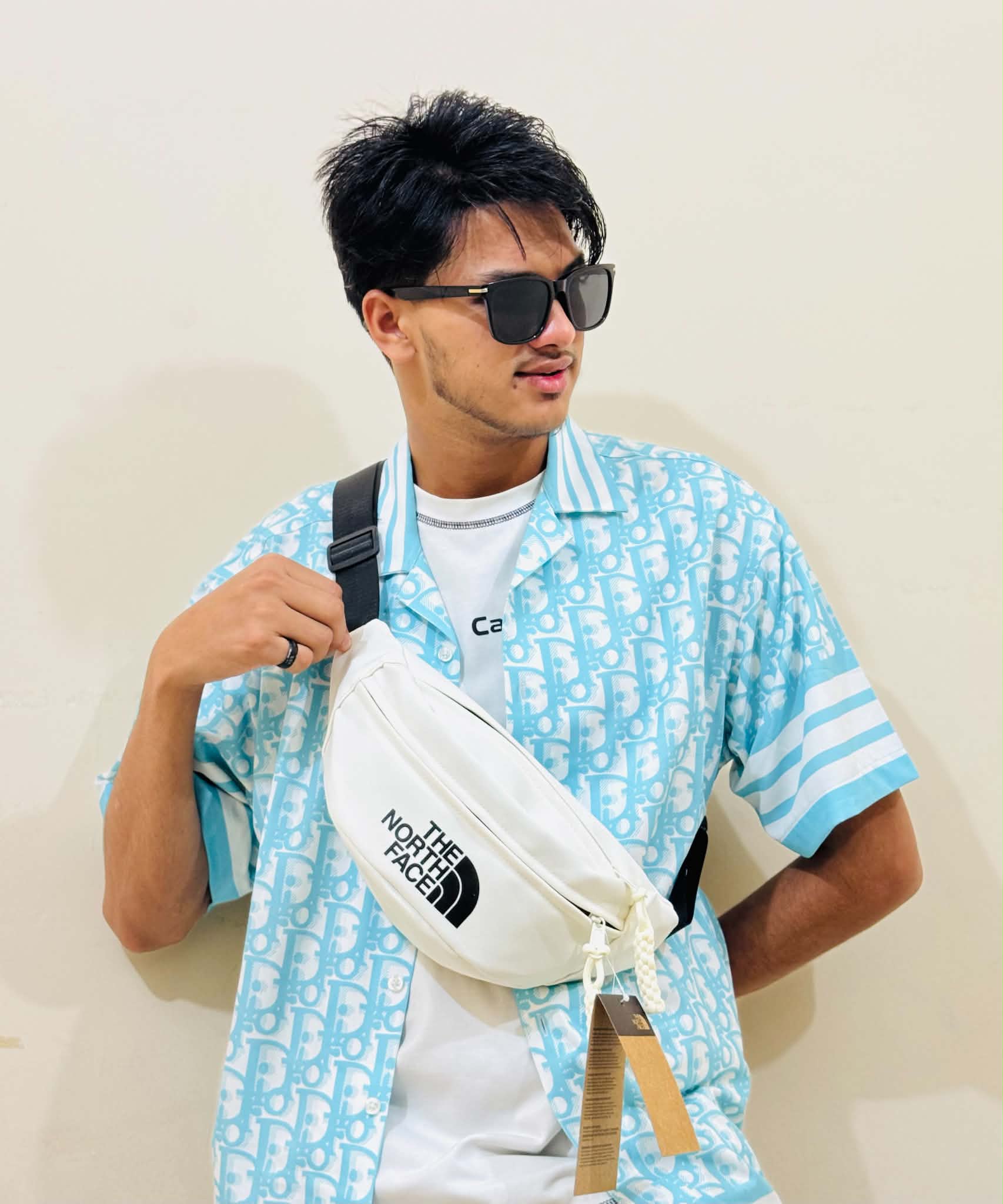 The Northface Chest Bag - White