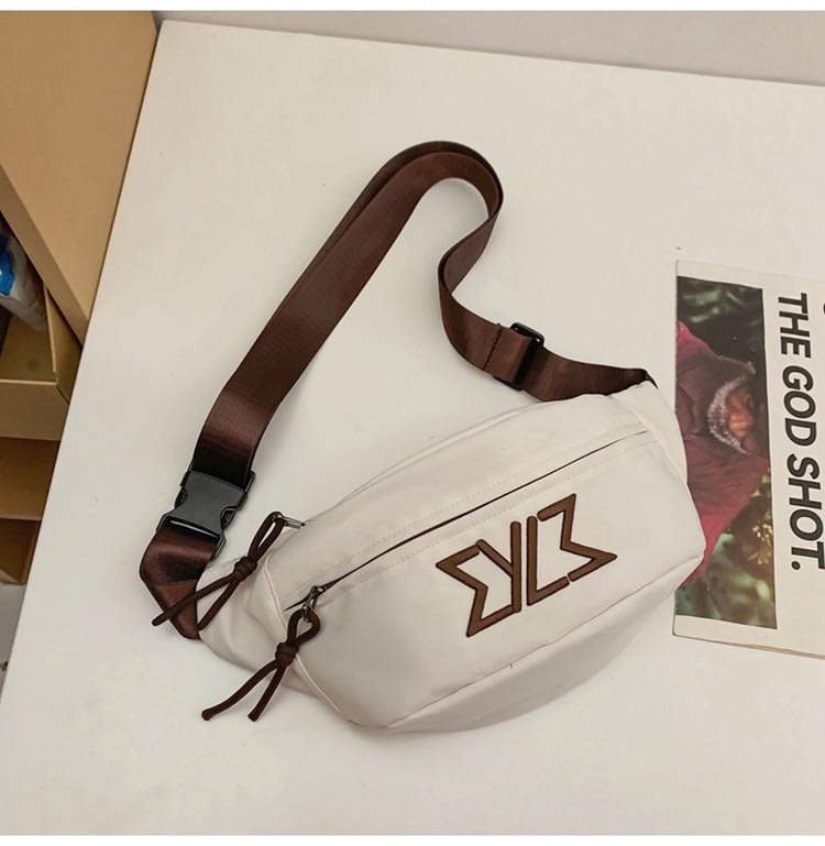 Trendy Chest Bag - White