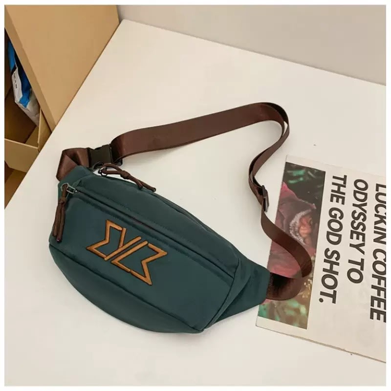 Trendy Chest Bag - Olive